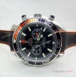 Replica Omega Seamaster 600 Black Rubber & Orange Watch Japan Quartz